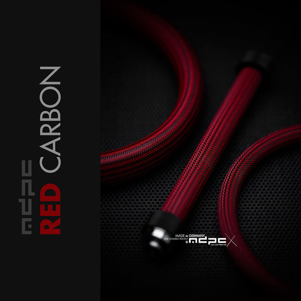 MDPC-X Red-Carbon Cable Sleeve BIG